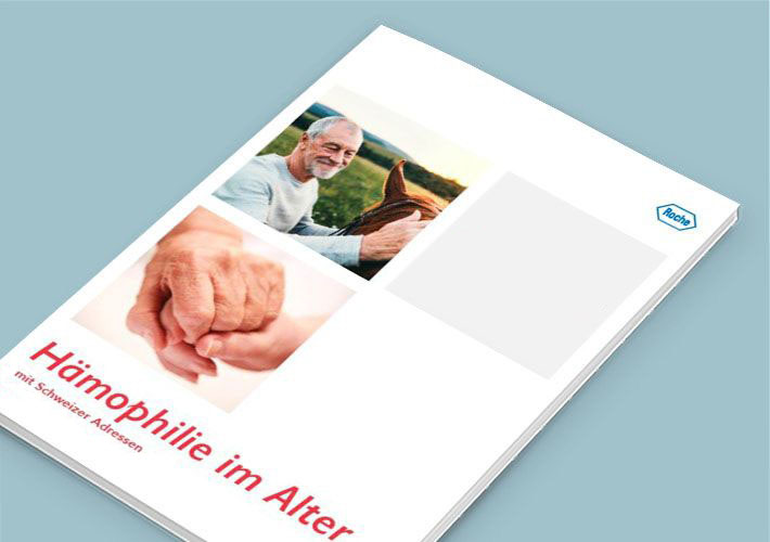 Broschüren-Cover Hämophilie im Alter