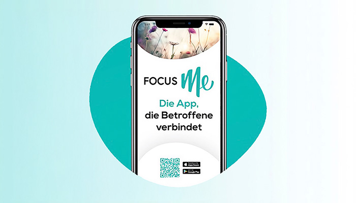 Beispiel-Screenshot der Focus Me App